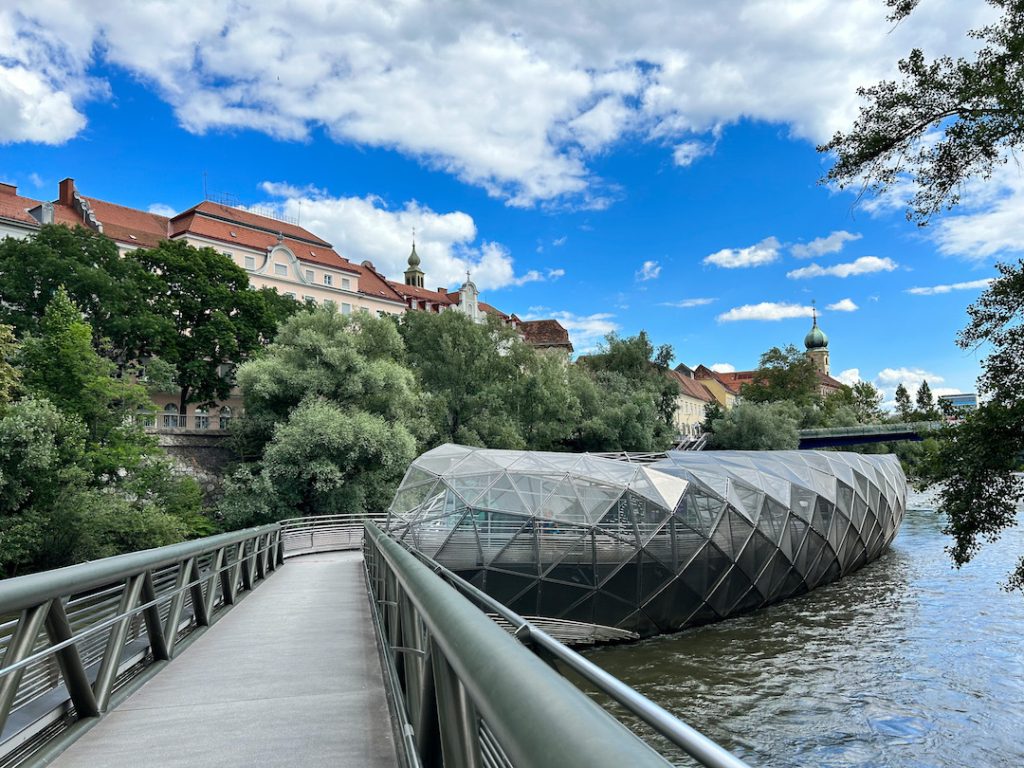 Murinsel, isolotto galleggiante di Graz