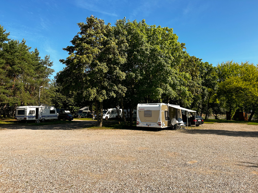 Vista del camping Kaunas Lake