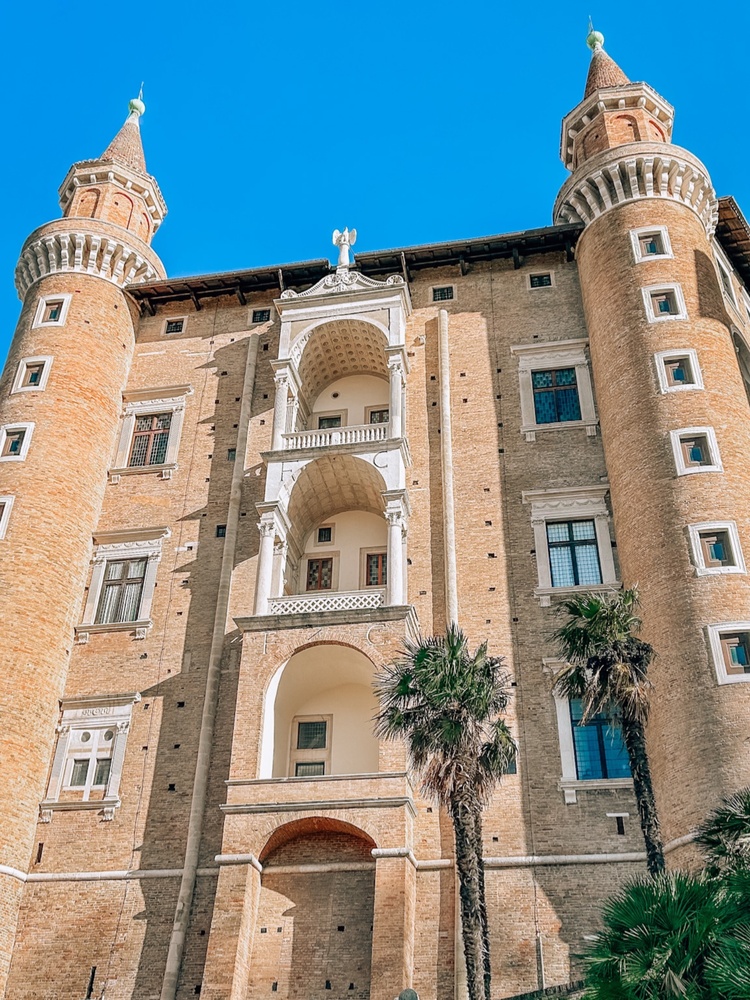 Facciata del palazzo Ducale di Urbino